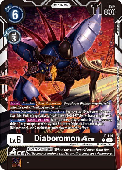 Diaboromon ACE - P-114 Crop image Wallpaper