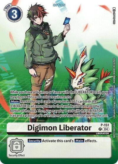 Digimon Liberator - P-151 Crop image Wallpaper