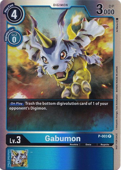 Gabumon - P-003 Crop image Wallpaper