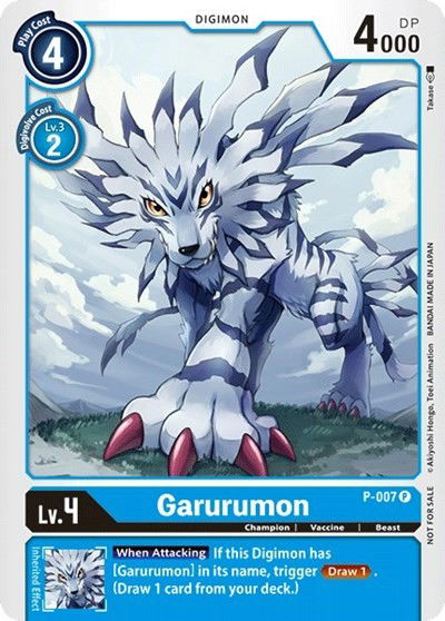 Garurumon - P-007 Crop image Wallpaper