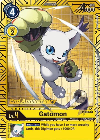 Gatomon - P-006 Crop image Wallpaper