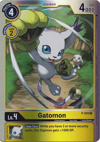 Gatomon - P-006 Crop image Wallpaper