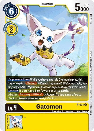 Gatomon - P-031 Crop image Wallpaper