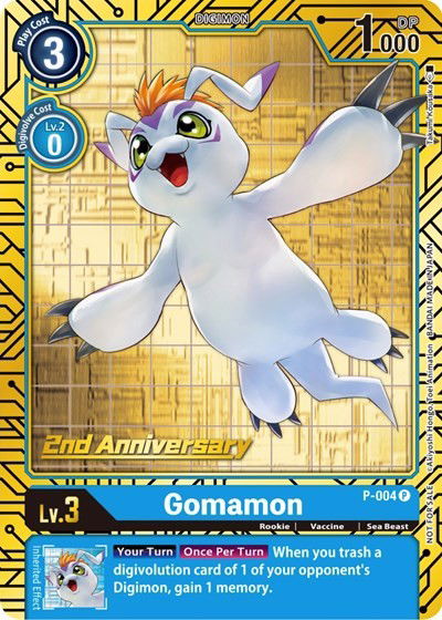 Gomamon - P-004 Crop image Wallpaper