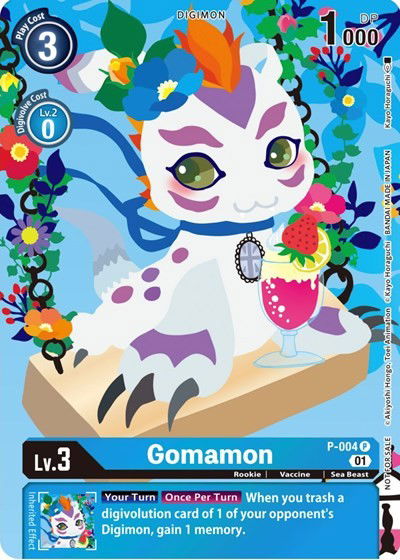 Gomamon - P-004 Crop image Wallpaper