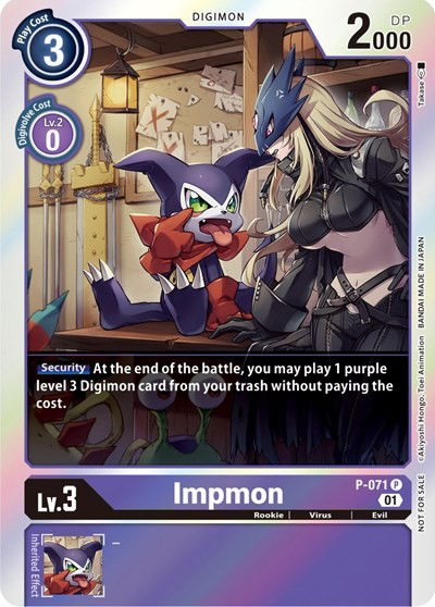 Impmon - P-071 Crop image Wallpaper