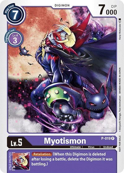 Myotismon - P-019 Crop image Wallpaper