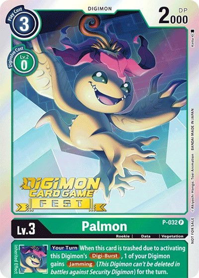 Palmon - P-032 Crop image Wallpaper