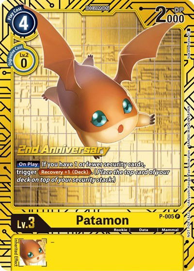 Patamon - P-005 Crop image Wallpaper