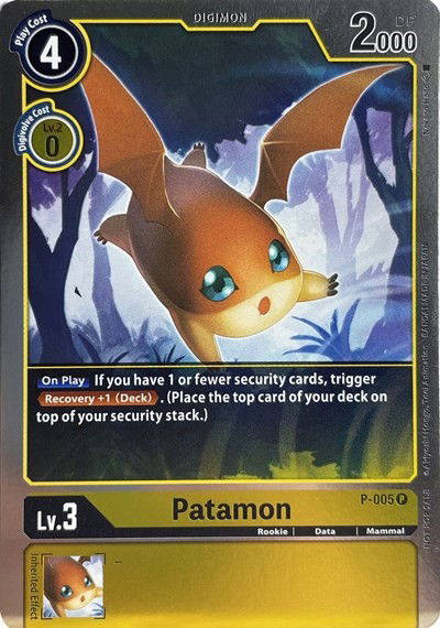 Patamon - P-005 Crop image Wallpaper