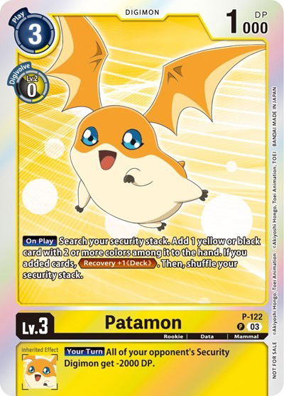 Patamon - P-122 Crop image Wallpaper