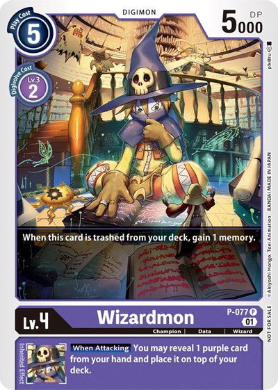 Wizardmon - P-077 Crop image Wallpaper