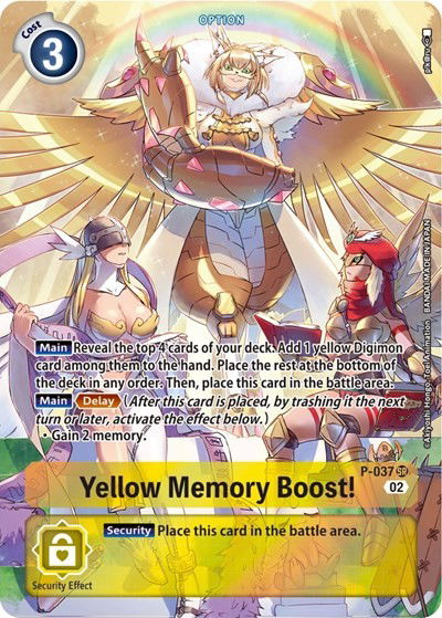 Yellow Memory Boost! - P-037 Crop image Wallpaper