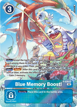 Blue Memory Boost! - P-036 image