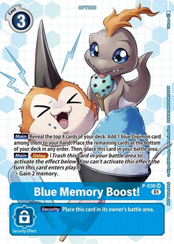 Blue Memory Boost! - P-036 image