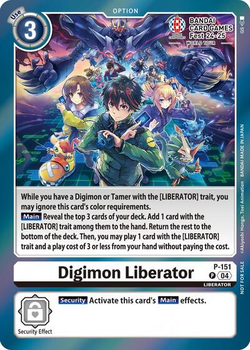 Digimon Liberator - P-151 (BANDAI Card Games Fest 24-25 World Tour)