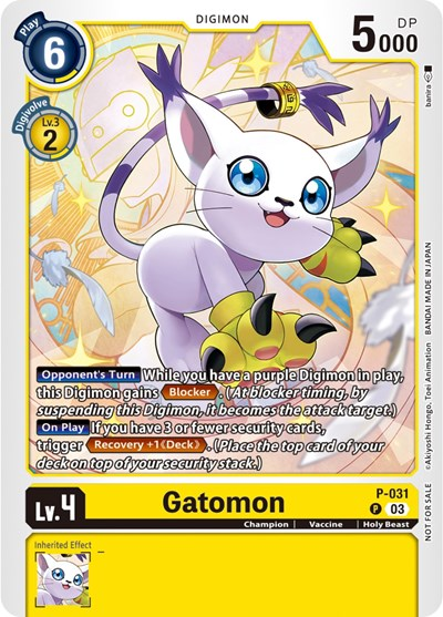 Gatomon - P-031 Full hd image