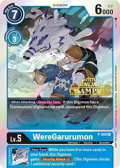 WereGarurumon - P-008 Full hd image