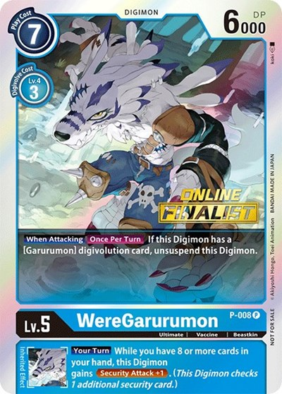 WereGarurumon - P-008 Full hd image