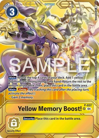 Yellow Memory Boost! - P-037 Full hd image