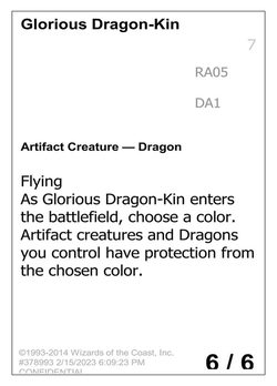 carta spoiler Glorious Dragon-Kin