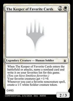 The Keeper of Favorite Cards image