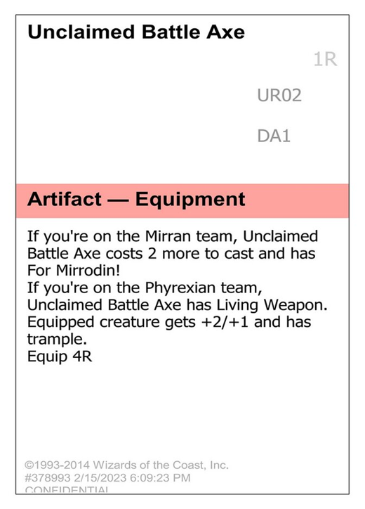 Unclaimed Battle Axe Full hd image