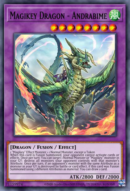 Magikey Dragon - Andrabime would be translated to Magikey-Drache - Andrabime in German. image