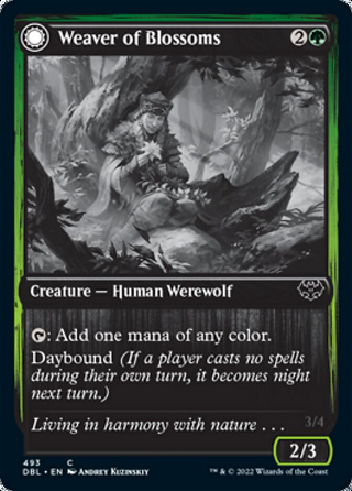 Weaver of Blossoms // Blossom-Clad Werewolf image