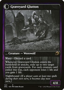 Graveyard Trespasser // Graveyard Glutton | Magic: the Gathering MTG Karten