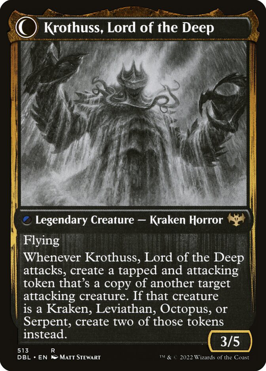 Runo Stromkirk // Krothuss, Lord of the Deep | Magic: the Gathering MTG 카드