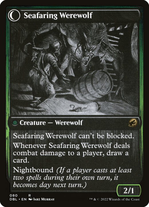 Suspicious Stowaway // Seafaring Werewolf Full hd image