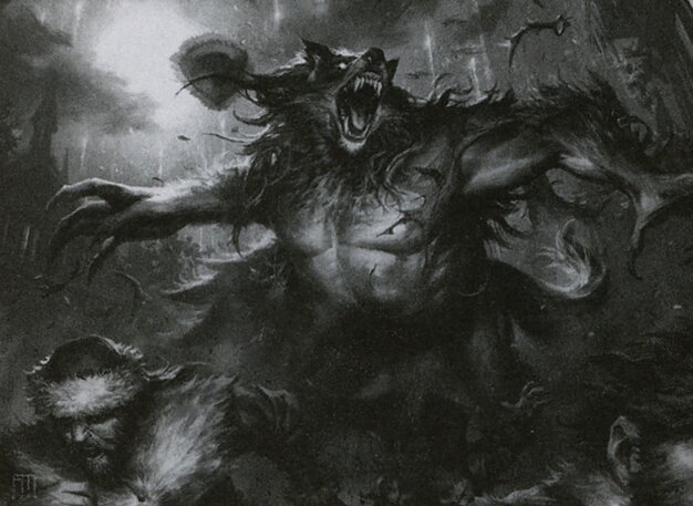 Fearful Villager // Fearsome Werewolf Crop image Wallpaper