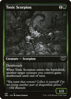 Scorpion toxique