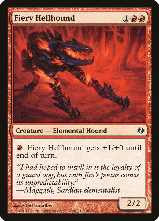 Fiery Hellhound Full hd image