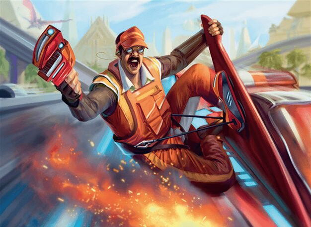 Daring Mechanic Crop image Wallpaper