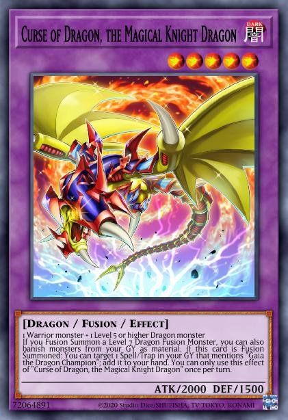 Curse of Dragon, the Magical Knight Dragon Crop image Wallpaper