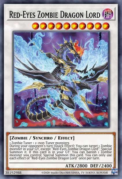 Silicon oversætter i går Red-Eyes Zombie Dragon Lord | Yu-Gi-Oh TCG YGO Cards