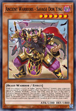 Ancient Warriors - Savage Don Ying