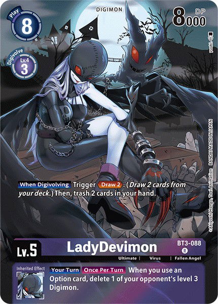 LadyDevimon BT3-088 Crop image Wallpaper