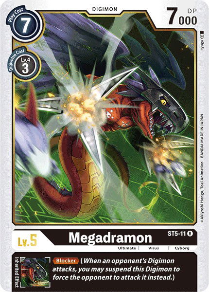 Megadramon ST5-11 Crop image Wallpaper