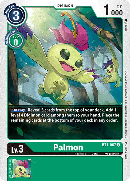 Palmon BT1-067 Crop image Wallpaper