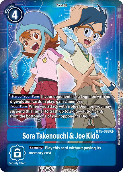 Sora Takenouchi & Joe Kido BT5-088 Crop image Wallpaper