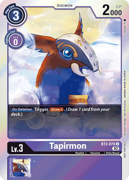 Tapirmon BT2-070 Crop image Wallpaper