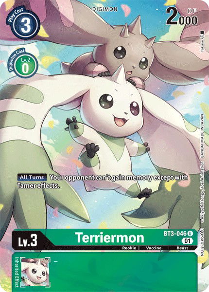 Terriermon BT3-046 Crop image Wallpaper