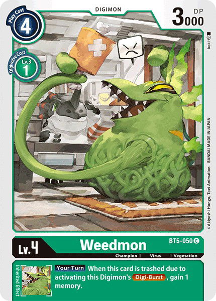 Weedmon BT5-050 Crop image Wallpaper