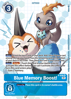 Blue Memory Boost! P-036