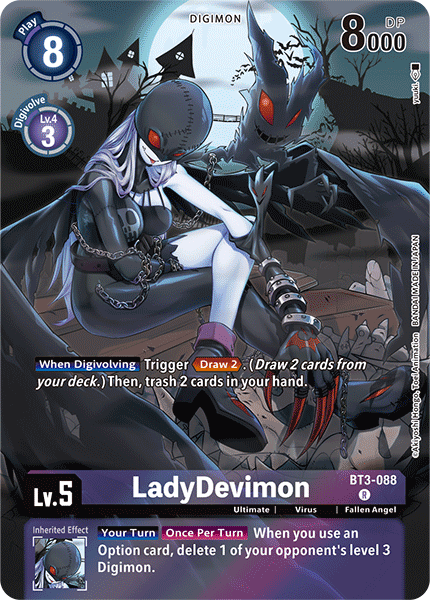 LadyDevimon BT3-088 Full hd image