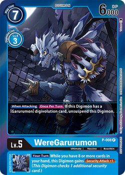 WereGarurumon - P-008 image