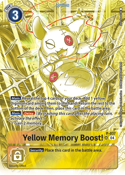 Yellow Memory Boost! P-037 Full hd image